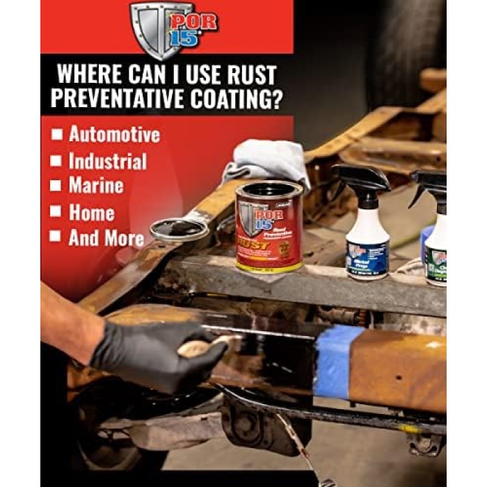 Lapping Rust Preventative POR-15 Six Pack Rust Preventive Coating, Stop Rust and Corrosion ...